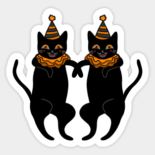 Clown Cats Sticker